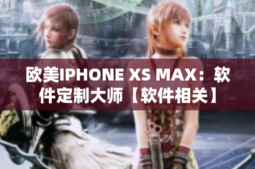 欧美IPHONE XS MAX：软件定制大师【软件相关】