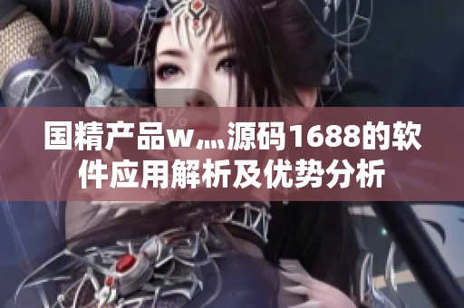 国精产品w灬源码1688的软件应用解析及优势分析