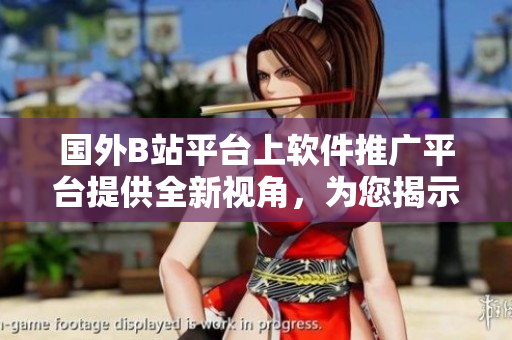 国外B站平台上软件推广平台提供全新视角，为您揭示软件开发技巧