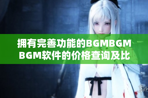 拥有完善功能的BGMBGMBGM软件的价格查询及比较详细分析