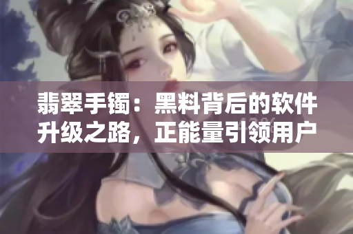 翡翠手镯：黑料背后的软件升级之路，正能量引领用户不迷失