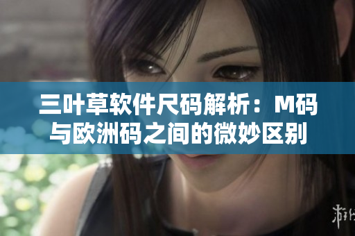 三叶草软件尺码解析：M码与欧洲码之间的微妙区别