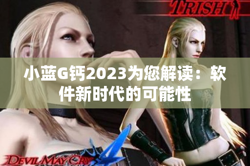 小蓝G钙2023为您解读：软件新时代的可能性