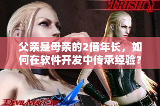 父亲是母亲的2倍年长，如何在软件开发中传承经验？