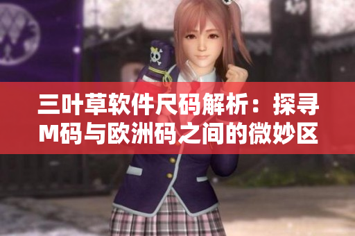 三叶草软件尺码解析：探寻M码与欧洲码之间的微妙区别