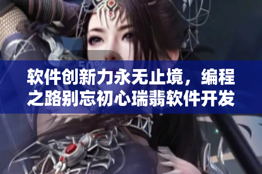 软件创新力永无止境，编程之路别忘初心瑞翡软件开发历程
