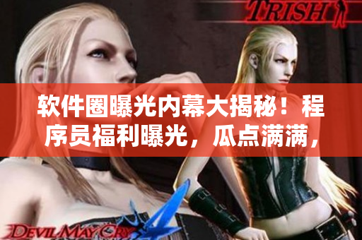 软件圈曝光内幕大揭秘！程序员福利曝光，瓜点满满，你绝对不能错过！