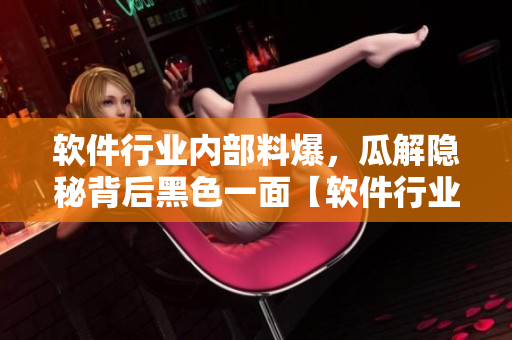 软件行业内部料爆，瓜解隐秘背后黑色一面【软件行业内部黑幕揭秘】