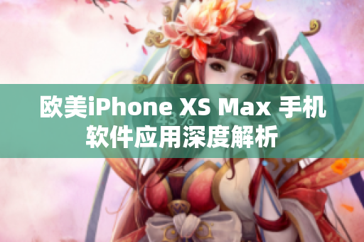 欧美iPhone XS Max 手机软件应用深度解析
