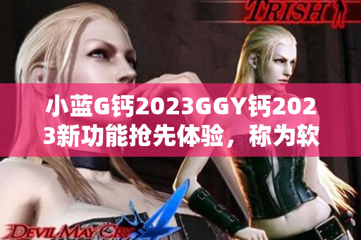 小蓝G钙2023GGY钙2023新功能抢先体验，称为软件领域领先产品