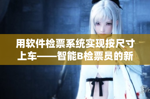 用软件检票系统实现按尺寸上车——智能B检票员的新型服务