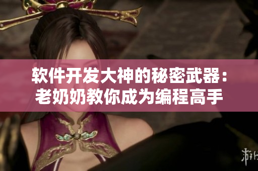 软件开发大神的秘密武器：老奶奶教你成为编程高手