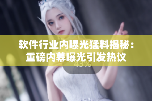 软件行业内曝光猛料揭秘：重磅内幕曝光引发热议