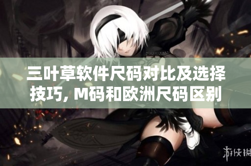 三叶草软件尺码对比及选择技巧, M码和欧洲尺码区别解析