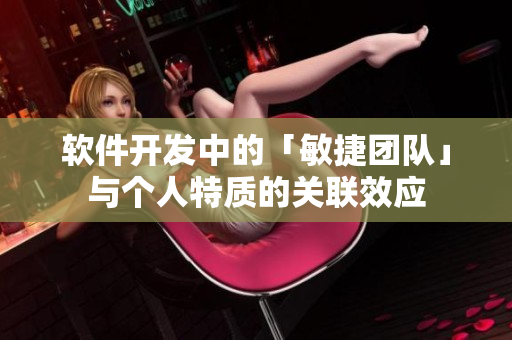 软件开发中的「敏捷团队」与个人特质的关联效应