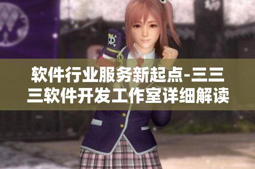 软件行业服务新起点-三三三软件开发工作室详细解读
