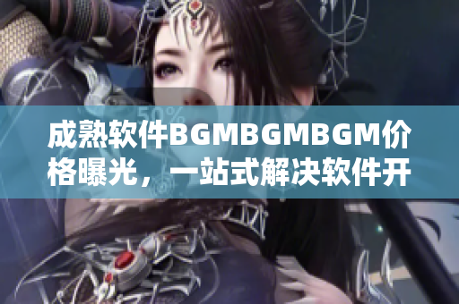 成熟软件BGMBGMBGM价格曝光，一站式解决软件开发痛点