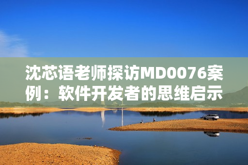 沈芯语老师探访MD0076案例：软件开发者的思维启示