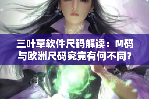 三叶草软件尺码解读：M码与欧洲尺码究竟有何不同？
