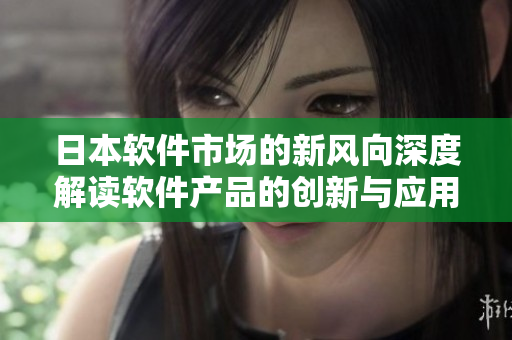 日本软件市场的新风向深度解读软件产品的创新与应用