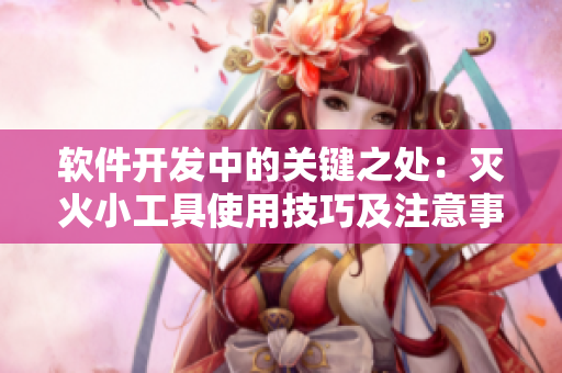 软件开发中的关键之处：灭火小工具使用技巧及注意事项