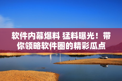 软件内幕爆料 猛料曝光！带你领略软件圈的精彩瓜点