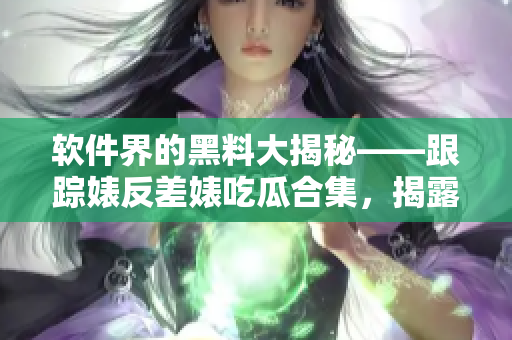 软件界的黑料大揭秘——跟踪婊反差婊吃瓜合集，揭露软件行业内部真相