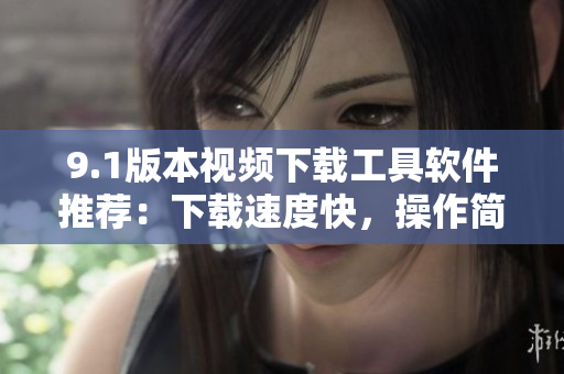 9.1版本视频下载工具软件推荐：下载速度快，操作简便