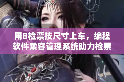 用B检票按尺寸上车，编程软件乘客管理系统助力检票员提升效率