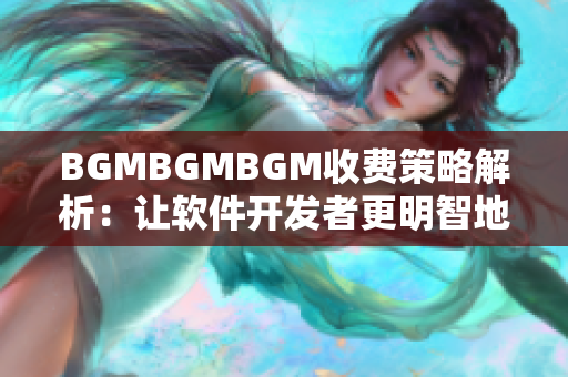 BGMBGMBGM收费策略解析：让软件开发者更明智地选择背景音乐价格