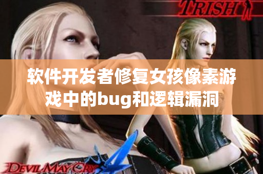 软件开发者修复女孩像素游戏中的bug和逻辑漏洞