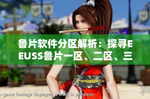 鲁片软件分区解析：探寻EEUSS鲁片一区、二区、三区特点