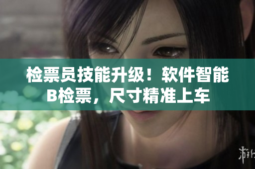 检票员技能升级！软件智能B检票，尺寸精准上车