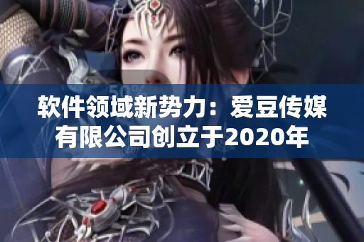 软件领域新势力：爱豆传媒有限公司创立于2020年