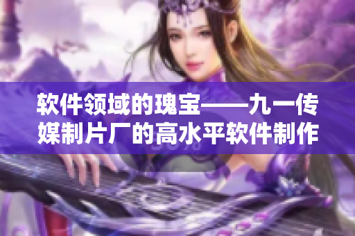 软件领域的瑰宝——九一传媒制片厂的高水平软件制作