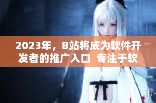 2023年，B站将成为软件开发者的推广入口  专注于软件行业的编辑
