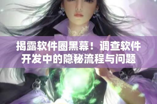 揭露软件圈黑幕！调查软件开发中的隐秘流程与问题