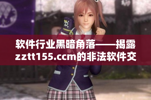 软件行业黑暗角落——揭露zztt155.ccm的非法软件交易平台