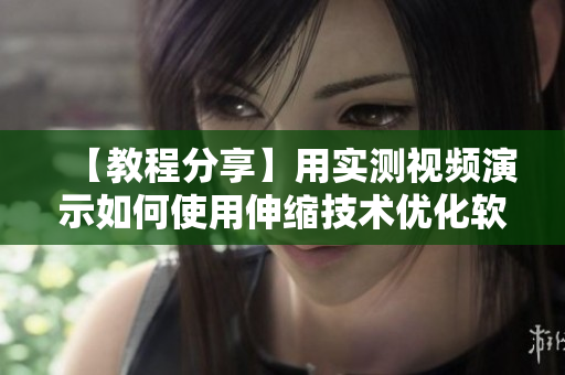 【教程分享】用实测视频演示如何使用伸缩技术优化软件的性能及体验