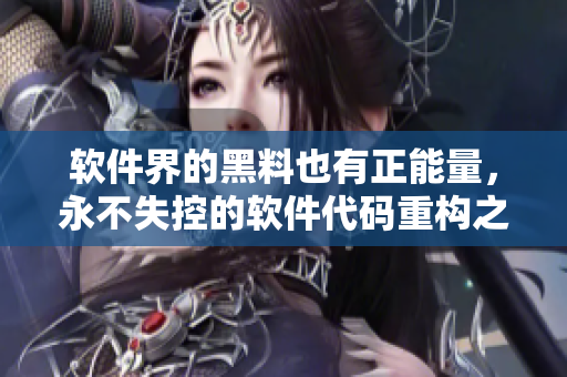 软件界的黑料也有正能量，永不失控的软件代码重构之路