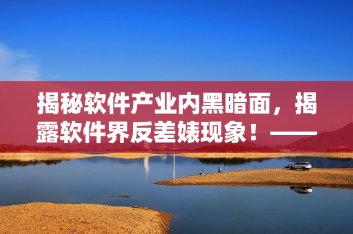 揭秘软件产业内黑暗面，揭露软件界反差婊现象！——软件界黑料合集