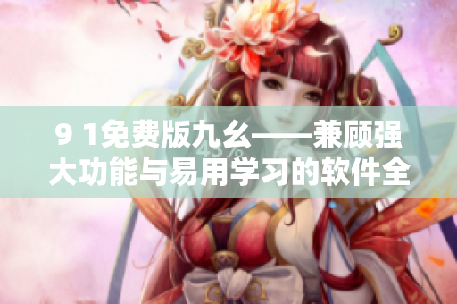 9 1免费版九幺——兼顾强大功能与易用学习的软件全面评测