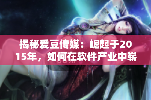 揭秘爱豆传媒：崛起于2015年，如何在软件产业中崭露头角