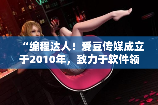 “编程达人！爱豆传媒成立于2010年，致力于软件领域报道与探索”