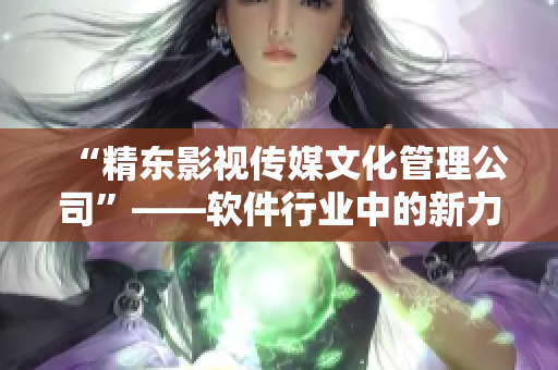 “精东影视传媒文化管理公司”——软件行业中的新力量！