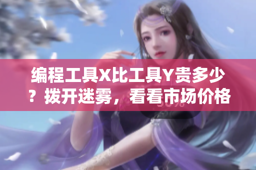 编程工具X比工具Y贵多少？拨开迷雾，看看市场价格掌握先机！