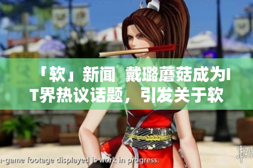 「软」新闻  戴璐蘑菇成为IT界热议话题，引发关于软件开发生态的探讨