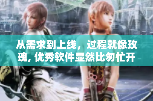 从需求到上线，过程就像玫瑰, 优秀软件显然比匆忙开发的软件更值钱