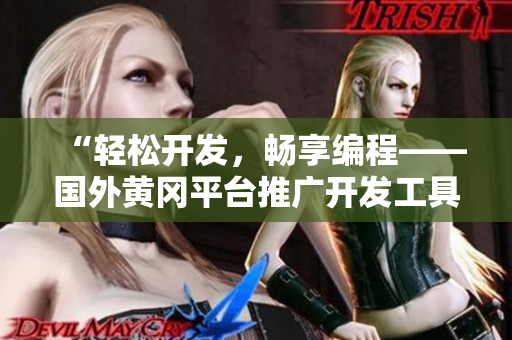 “轻松开发，畅享编程——国外黄冈平台推广开发工具软件”