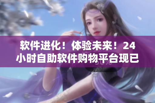 软件进化！体验未来！24小时自助软件购物平台现已上线！